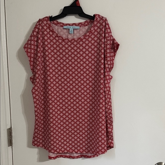 Levi's Red Patterned Women's Blouse - Picture 1 of 2